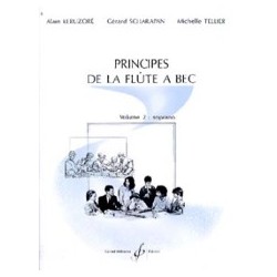 principes de la flûte a bec volume 2 billaudot