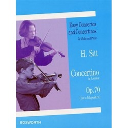 Easy concertos and concertinos op 70 H.Sitt