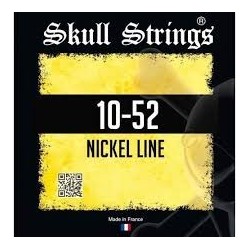 Skull Strings Nickel Line jeu de cordes guitare électrique 10-52
