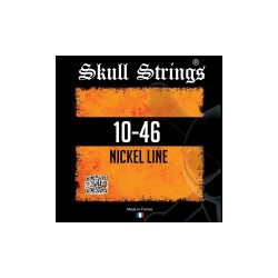 Skull Strings Nickel Line jeu de cordes guitare électrique 10-46