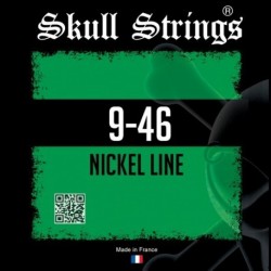 Skull Strings Nickel Line jeu de cordes guitare électrique 9-46