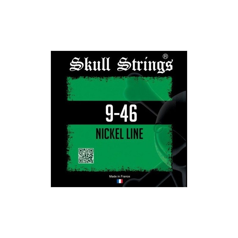 Skull Strings jeu de cordes guitare électrique Drop C 11-58