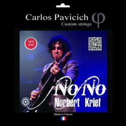 Carlos Pavicich  jeu de cordes guitare électrique 9-42 NONO