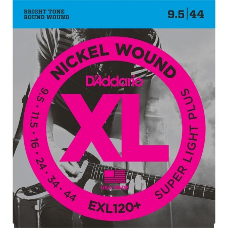 D'Addario Nickel Wound 9.5-44 EXL120+