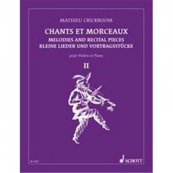 Chants et Morceaux pour violon et piano de mathieu crickboum