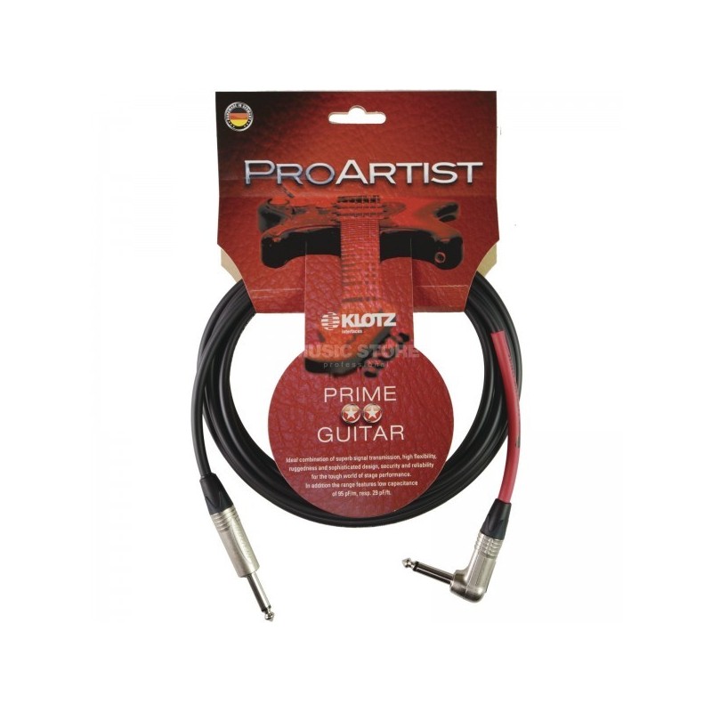 Klotz PRON060PR Pro Artist Prime Guitar Cable 6m