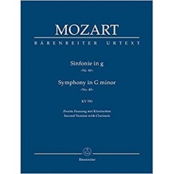 Symphonie de mozart n° 40  de Bärenreiter