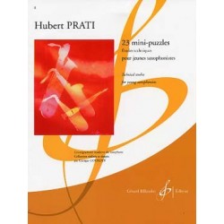 PRATI 23 mini-puzzles pour jeunes saxophonistes