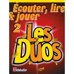 ECOUTER LIRE JOUER SAXO ALTO / BARYTON LES DUOS VOL 2 ED DE HASKE