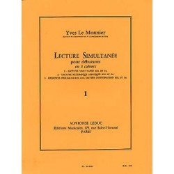Lecture simultanée pour débutant de Yves Le Monnier vol 1