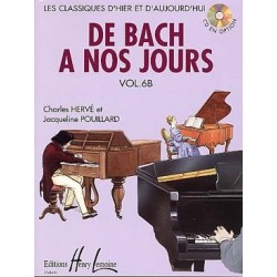 De Bach à nos jours Vol.6B - HERVE Charles / POUILLARD Jacqueline