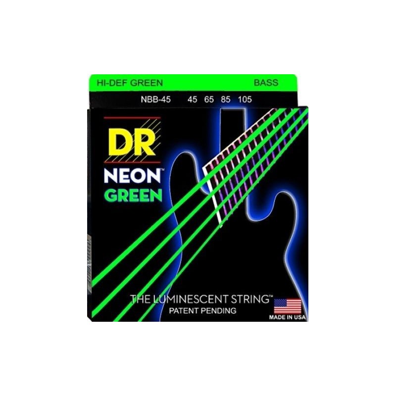 DR basse 4 cordes  Neon Multi-Color 