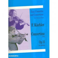 easy concertos and concertinos for violon and piano O.Rieding Op.35