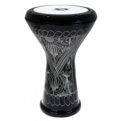 Darbouka EgypteSawt el ahram  gravé noir 44 cm