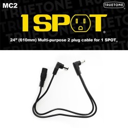 Truetone MC2 24-inch Multi-Purpose 2-Plug Cable for 1 Spot