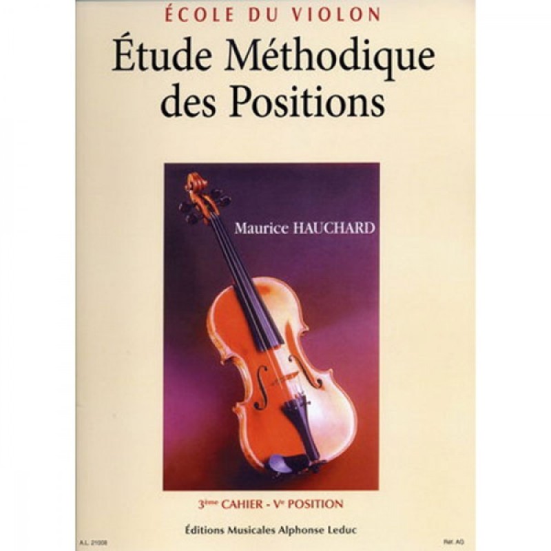 Ecole du violon Etude méthodique des positions M. Hauchard 