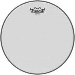Peau Emperor blanc lisse 12\" pour Tom/ Caisse claire