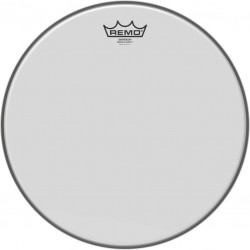 Peau Emperor blanc lisse 14\" pour Tom/ Caisse claire/ Tom sur pieds