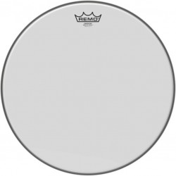 Peau Emperor blanc lisse 16\" pour Caisse claire/ Tom sur pieds