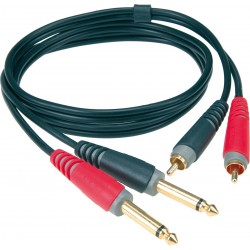 Klotz AT-CJ0600 - 2x Jack - 2x RCA 6m