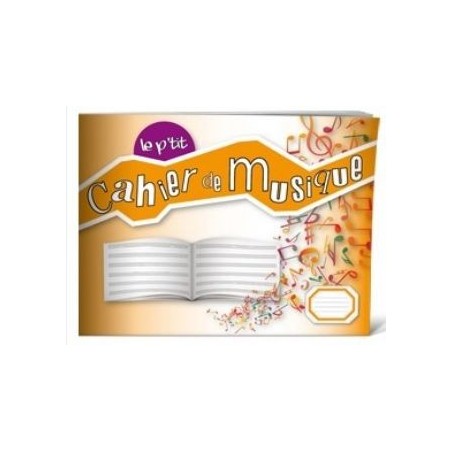 cahier de portée  petit format 