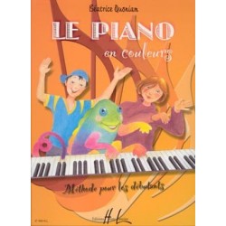 LE PIANO EN COULEURS de QUONIAM ed lemoine