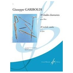  20 études chantantes pour flûte de GARIBOLDI