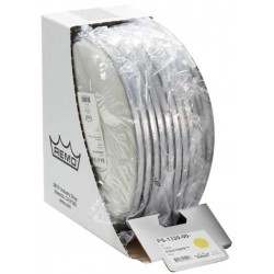 Peau Pinstripe transparente 20\" pour grosse caisse
