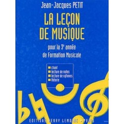 Le leçon de musique pour la...