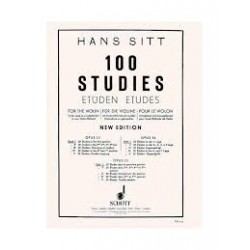 100 Etudes opus 32 book I pour Violon de HANS SITT ed Schott