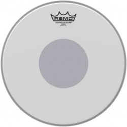 Peau de frappe CS sablée 12\" + rond noir en-dessous