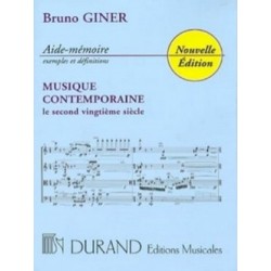 Aide-mémoire musique contemporaine Bruno GINER