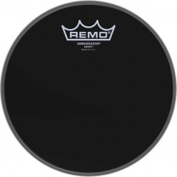Peau Ebony Ambassador 8\" pour Tom