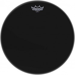 Peau Ebony Ambassador 15\" pour Tom/ Caisse claire/ Tom sur pieds