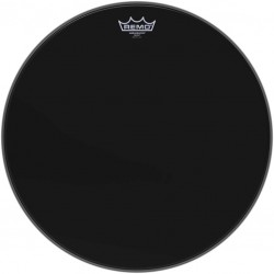 Peau Ebony Ambassador 18\" pour Tom sur pieds