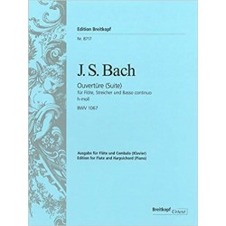 Bach Ouverture Suite  pour Flute et basse continue BWV1067