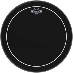 Peau Ebony Pinstripe 15\" pour Tom/ Caisse claire/ Tom sur pieds