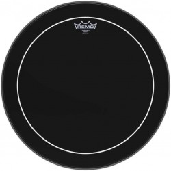 Peau Ebony Pinstripe 18\" pour Tom sur pieds