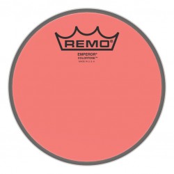 Peau de frappe Emperor Colortone, rouge, 6\"