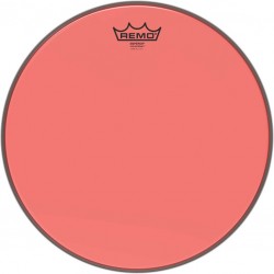 Peau de frappe Emperor Colortone, rouge, 14\"