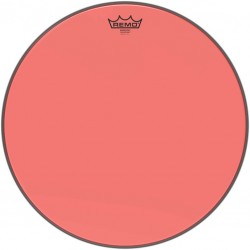 Peau de frappe Emperor Colortone, rouge, 18\"