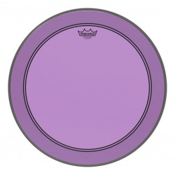 Peau de frappe Powerstroke 3 Colortone pour grosse caisse, violet, 20\", avec trou décentré de 5\"