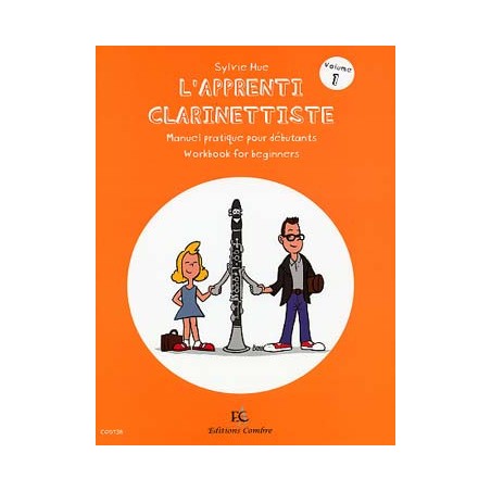 L'apprenti clarinettiste vol 2 de Sylvie Hue ed Combre