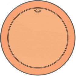 Peau de frappe Powerstroke 3 Colortone pour grosse caisse, orange, 26\", avec trou décentré de 5\"