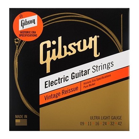 Gibson Electric Strings Vintage Reissue Ultra Lights 09-42