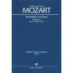 Benedictus sit Deus Wolfgang Amadeus KV 117
