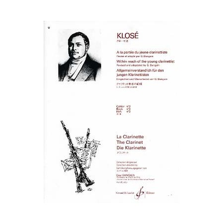 A La Portee Du Jeune Clarinettiste Volume 3 - KLOSE Hyacinte