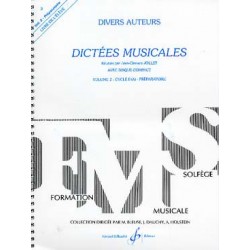 Dictées musicales vol 2  J.C Jollet