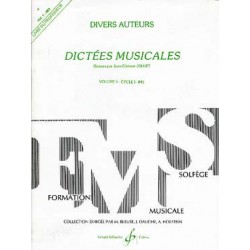 Dictées musicales vol 1  J.C Jollet livre du professeur