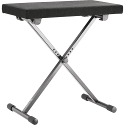 Banc de clavier avec assise en tissu